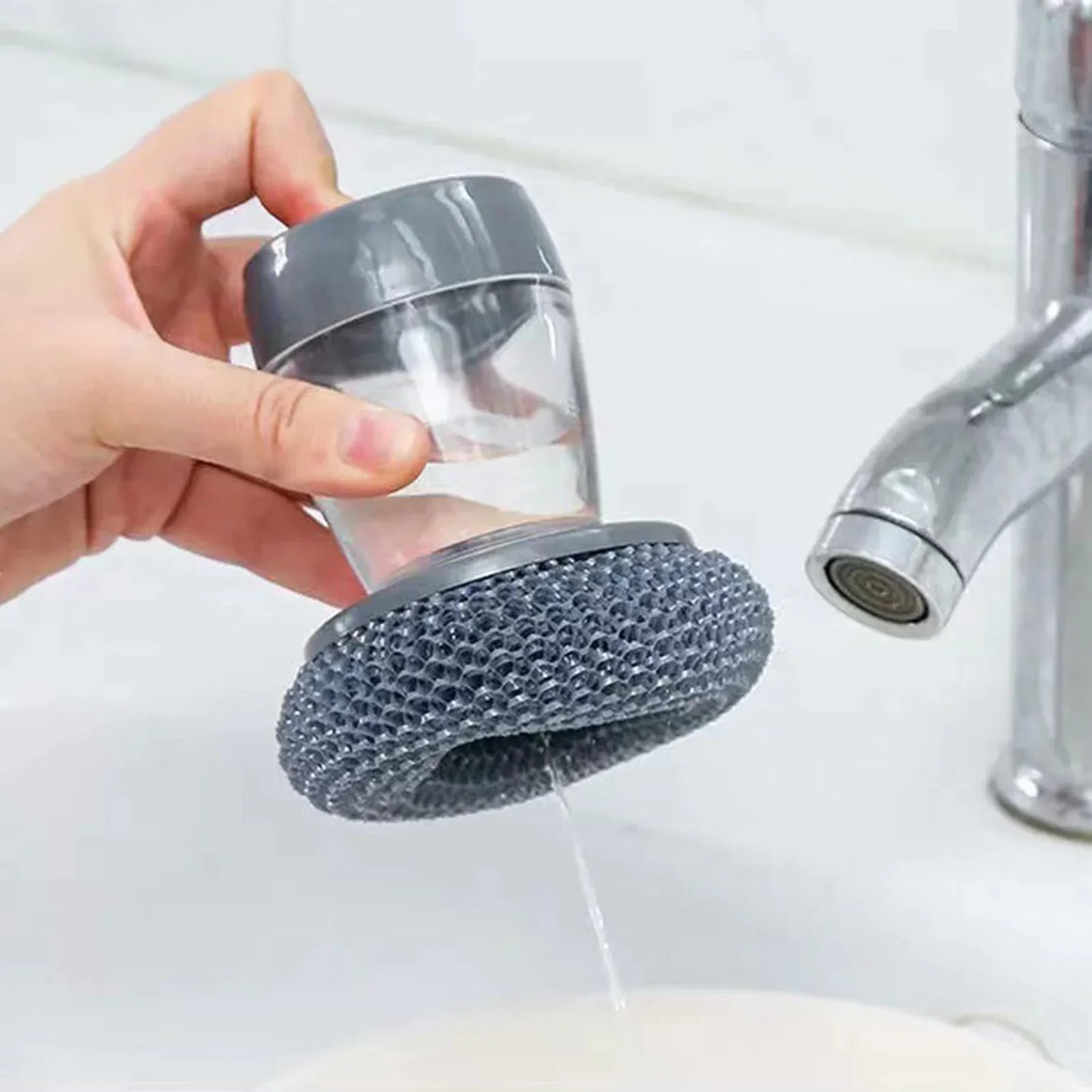 New! ScrubMaster: Liquid Dispenser Brush