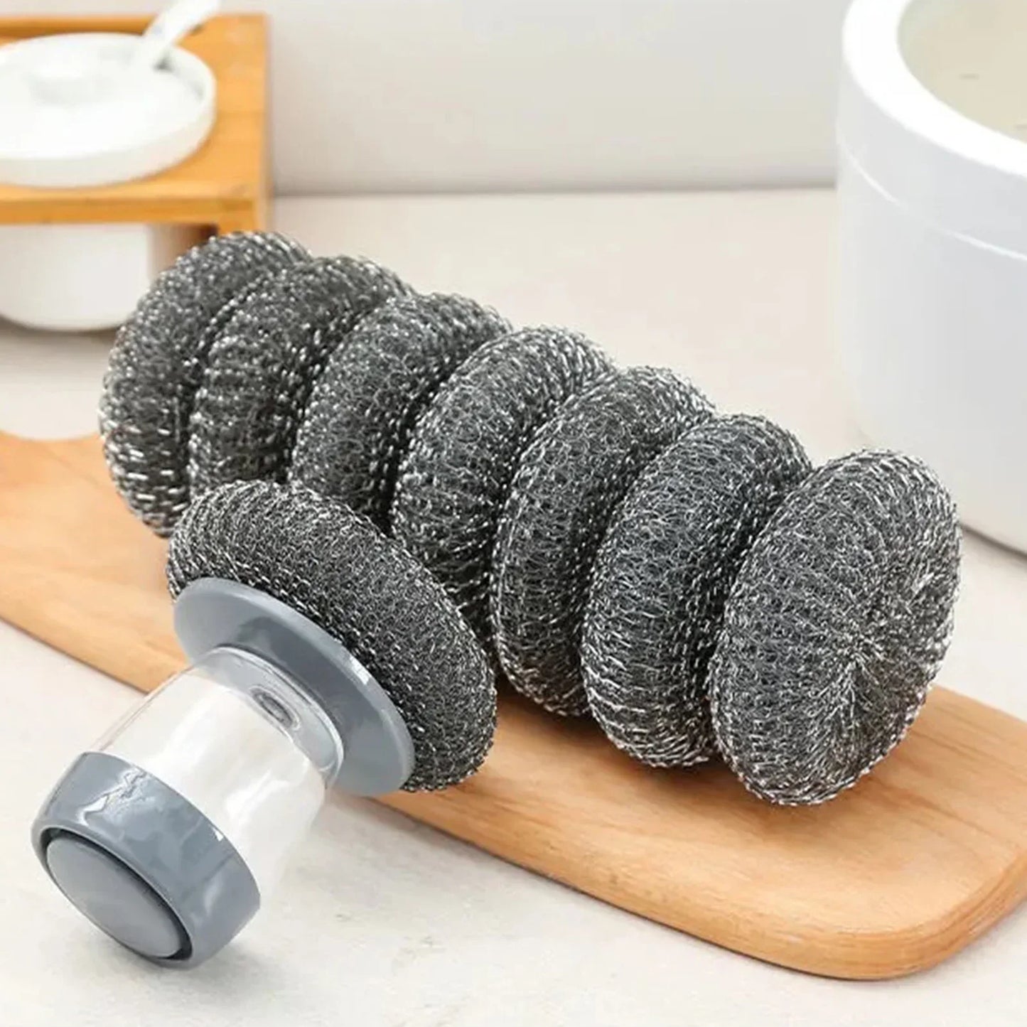 New! ScrubMaster: Liquid Dispenser Brush