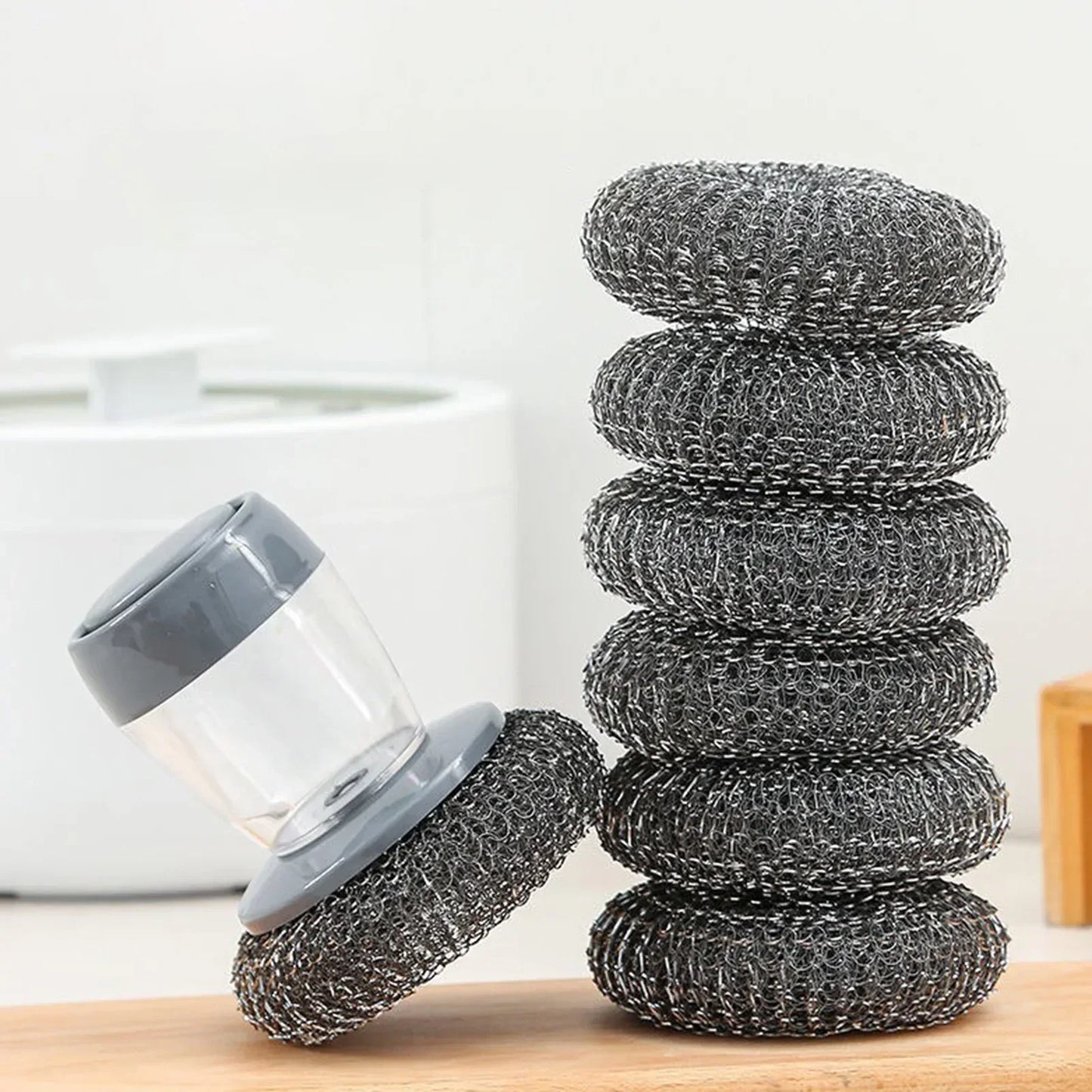 New! ScrubMaster: Liquid Dispenser Brush